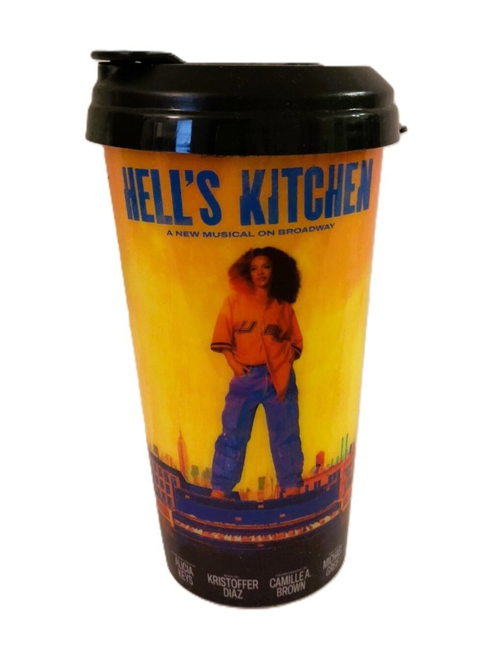 Hell's Kitchen Broadway ALICIA KEYS Musical 2024 SIPPY CUP Lid 16oz